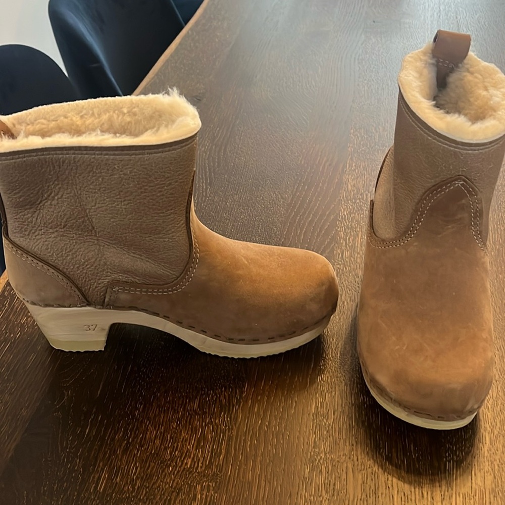 No.6 Shearling Clog Booties